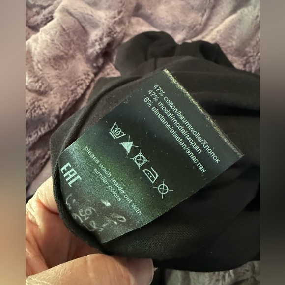 Thom Krom long sleeve jumpsuit in black minimalist attire comfort - Picture 4 of 9